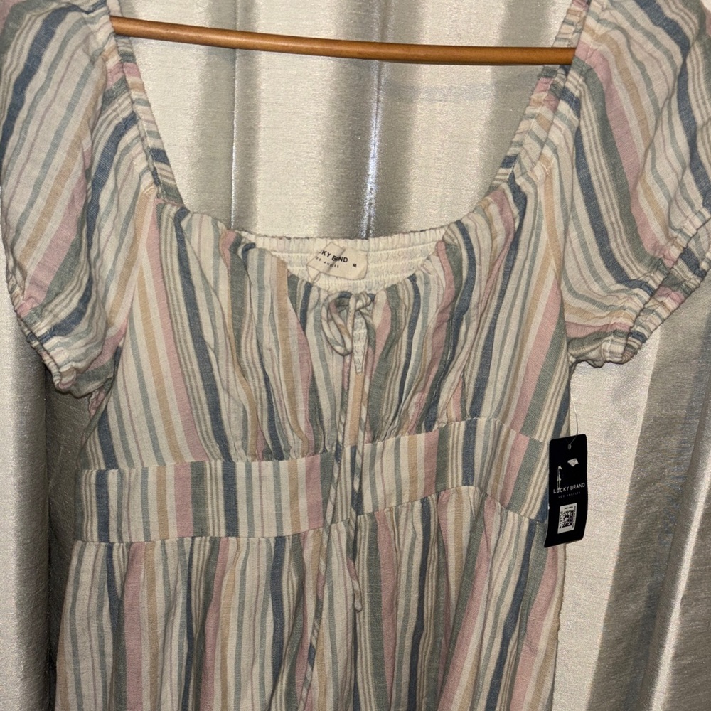 Lucky Brand Striped Pastel Dress
